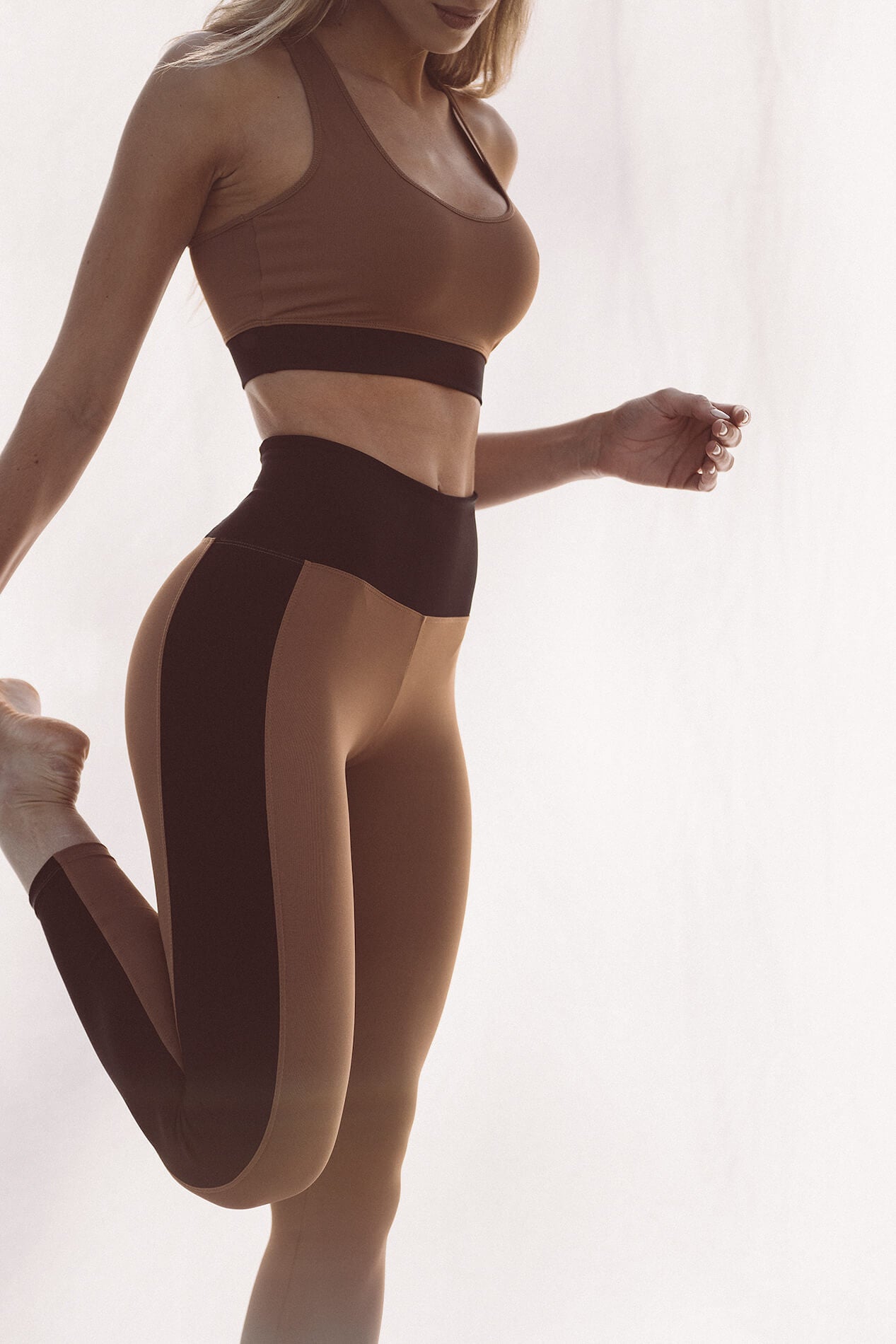 Leggings risca lateral - Preto