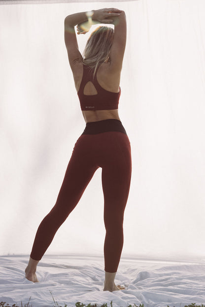 Leggings compressão - Bordeaux
